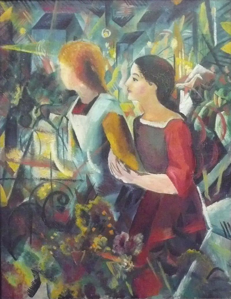 Dos chicas - August Macke