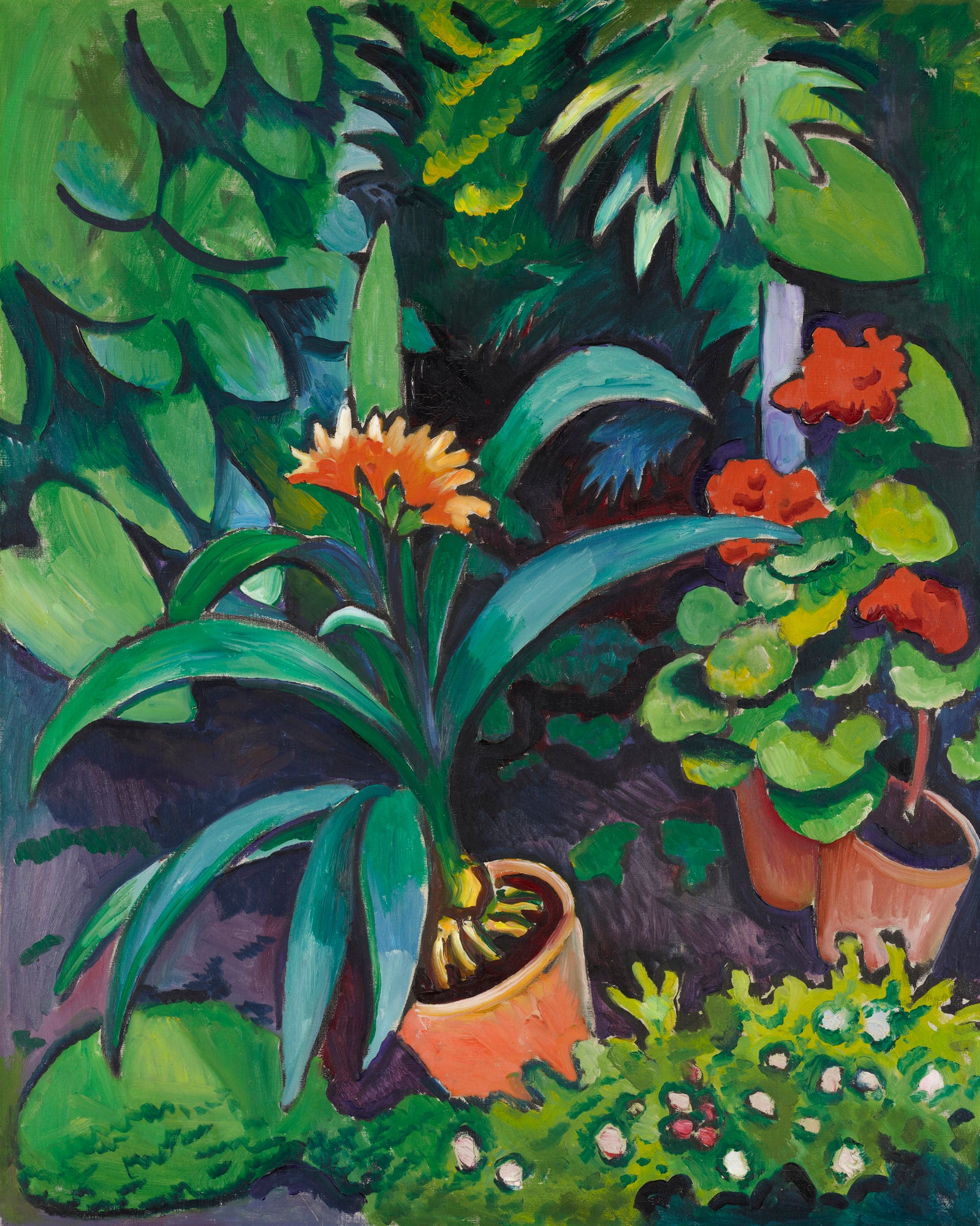 Reproduction du tableau « Q75402282 - August Macke » par Alpha Reproduction en peinture à l’huile