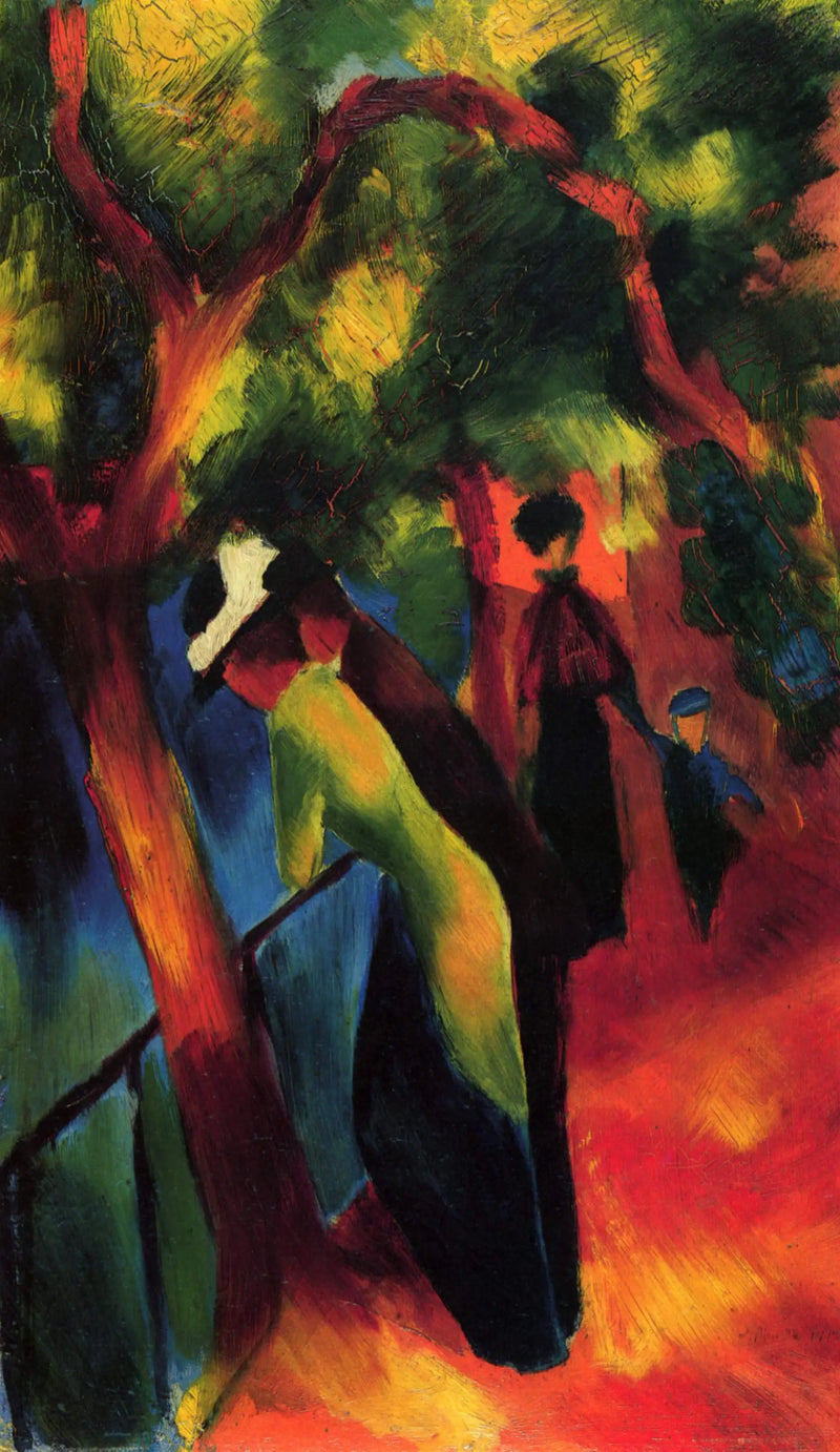 Paseo soleado - August Macke
