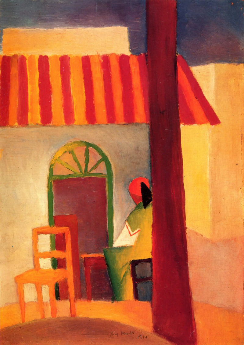 Café turco - August Macke