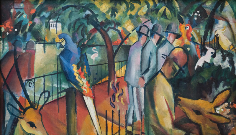 Jardín zoológico I - August Macke