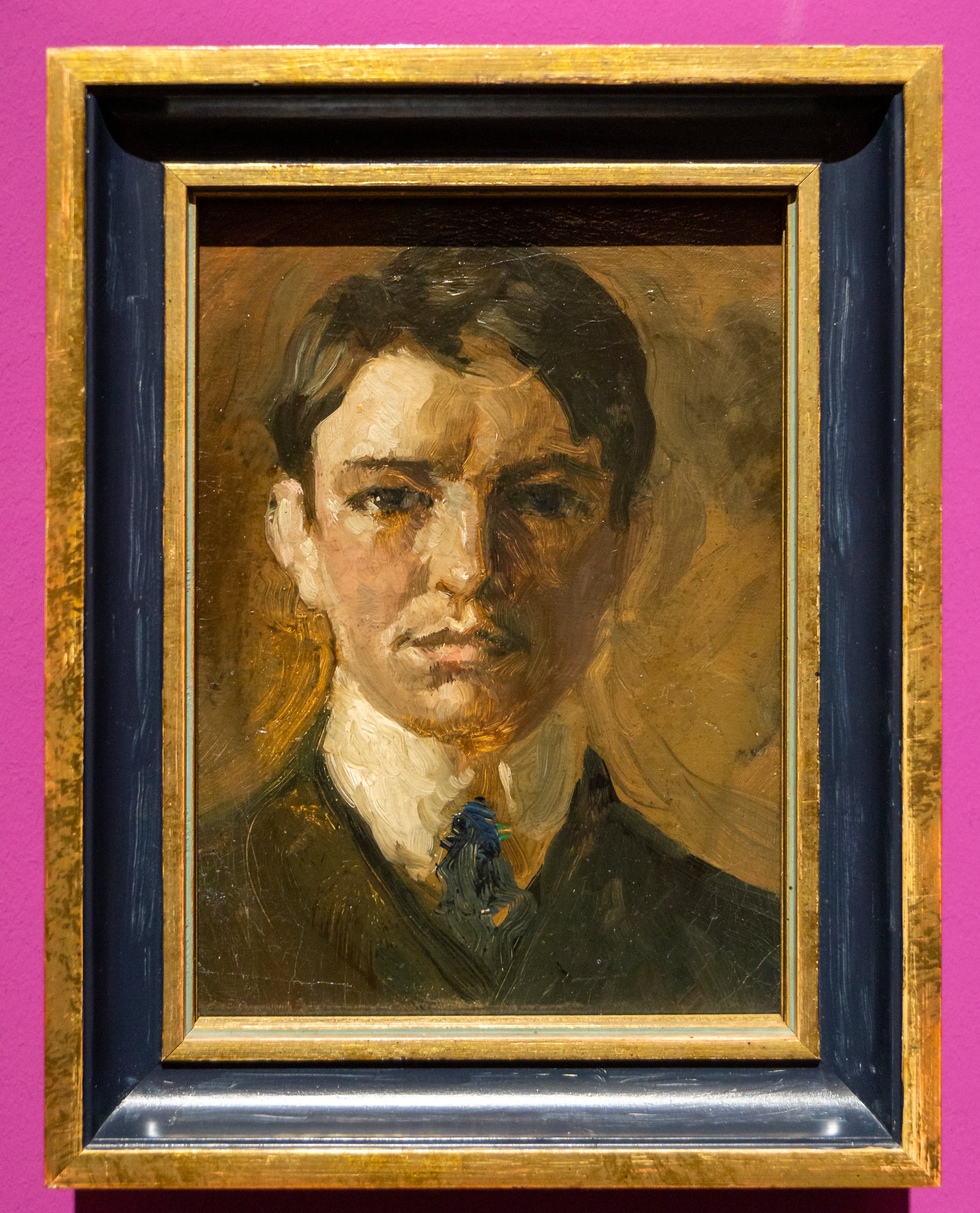 Reproduction du tableau « Autoportrait, 1907 - August Macke » par Alpha Reproduction en peinture à l’huile