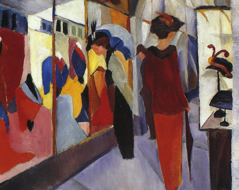 La tienda de moda - August Macke