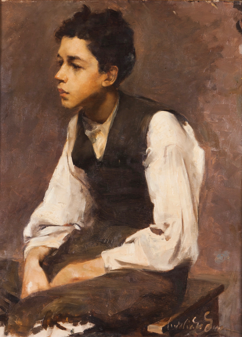 Portrait de jeune garçon - Aurélia de Sousa