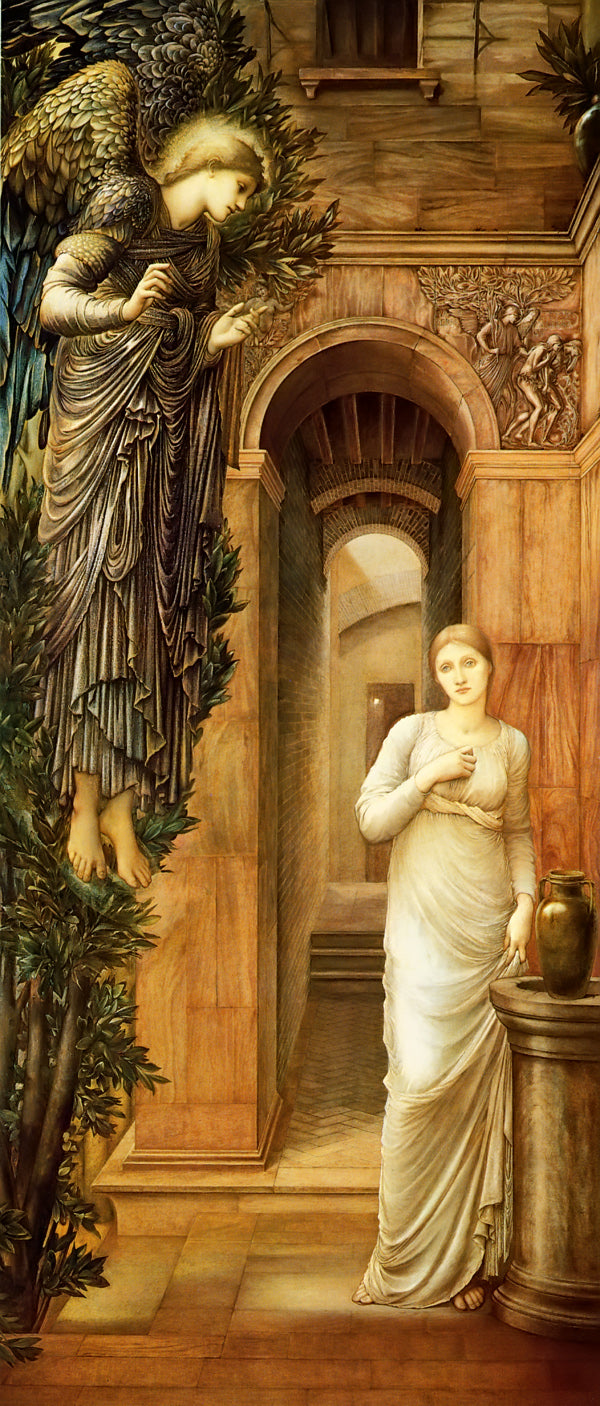 La Anunciación - Edward Burne-Jones