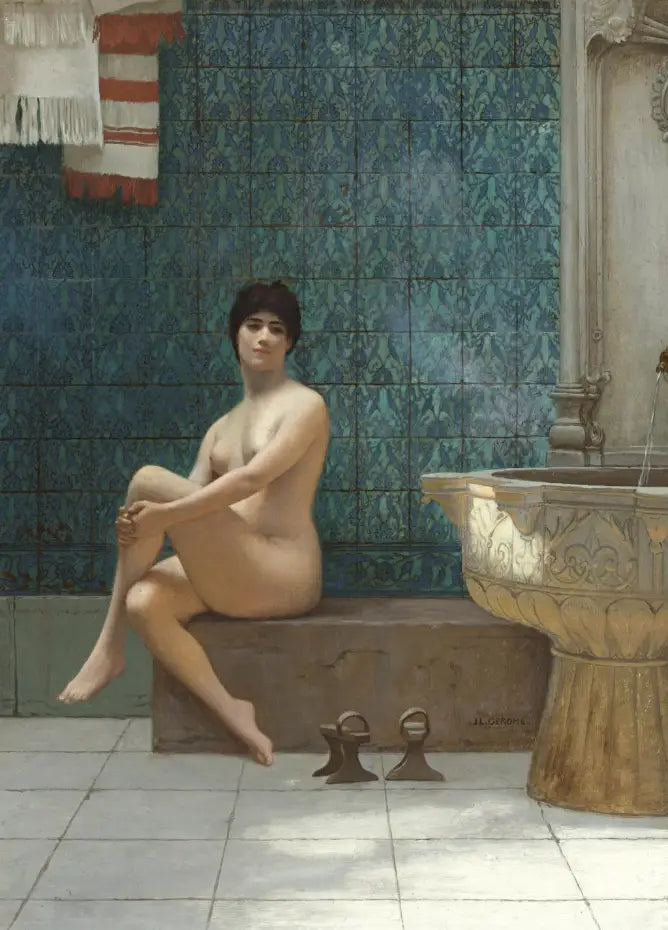 Bañista en la piscina de Brousse - Jean-Léon Gérôme