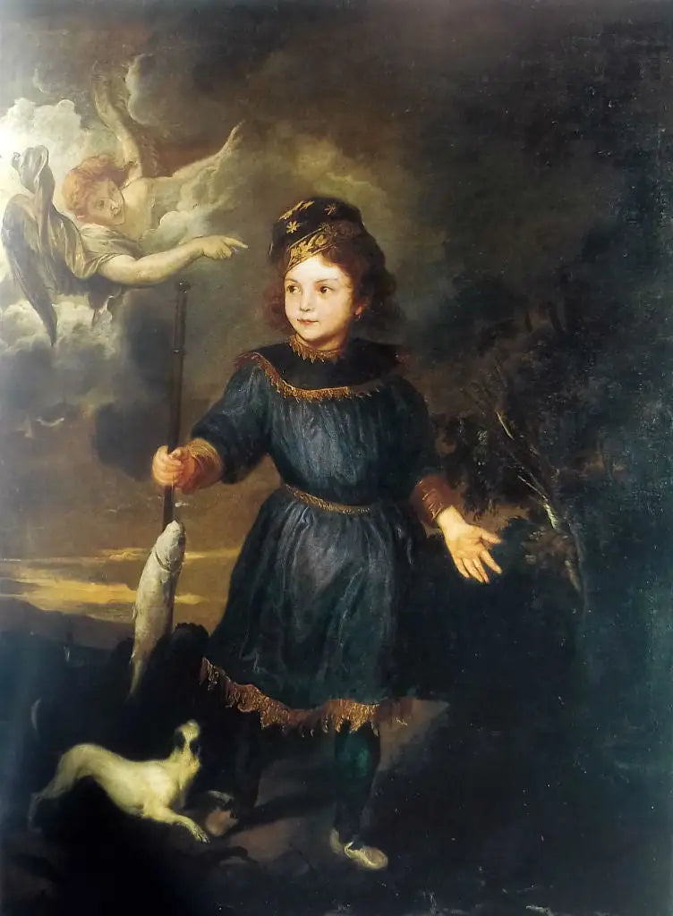 Retrato de un niño, quizás Tobio Pallavicino en el papel de Tobías y el ángel - Antoine van Dyck