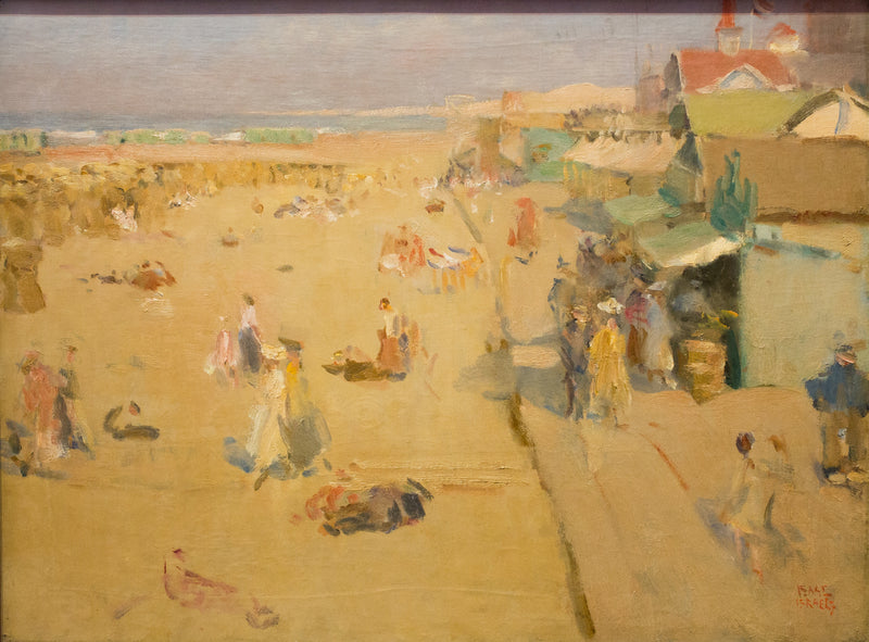 Escena de playa en Scheveningen - Isaac Israels