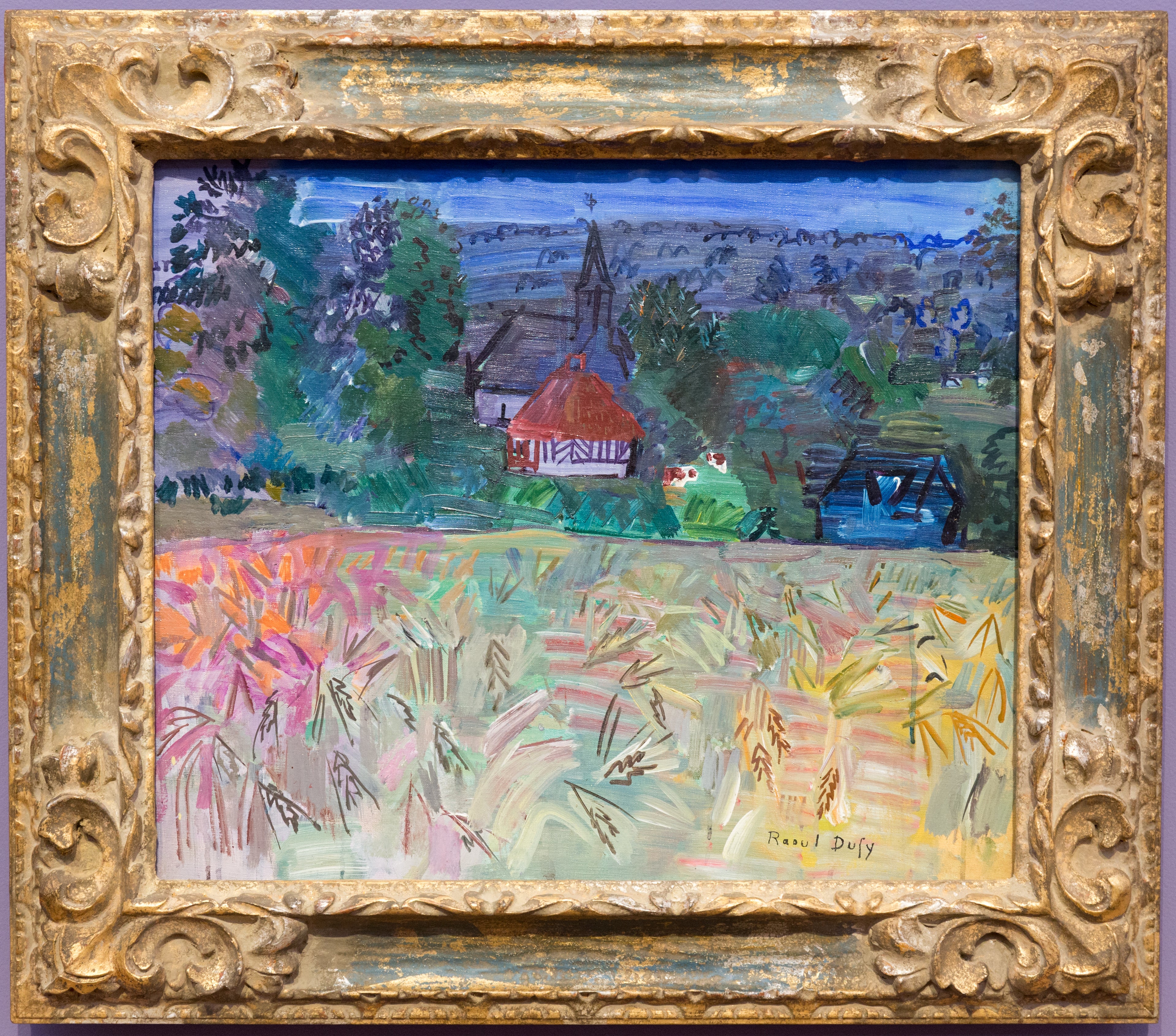 Wheatfield in Normandy - Raoul Dufy