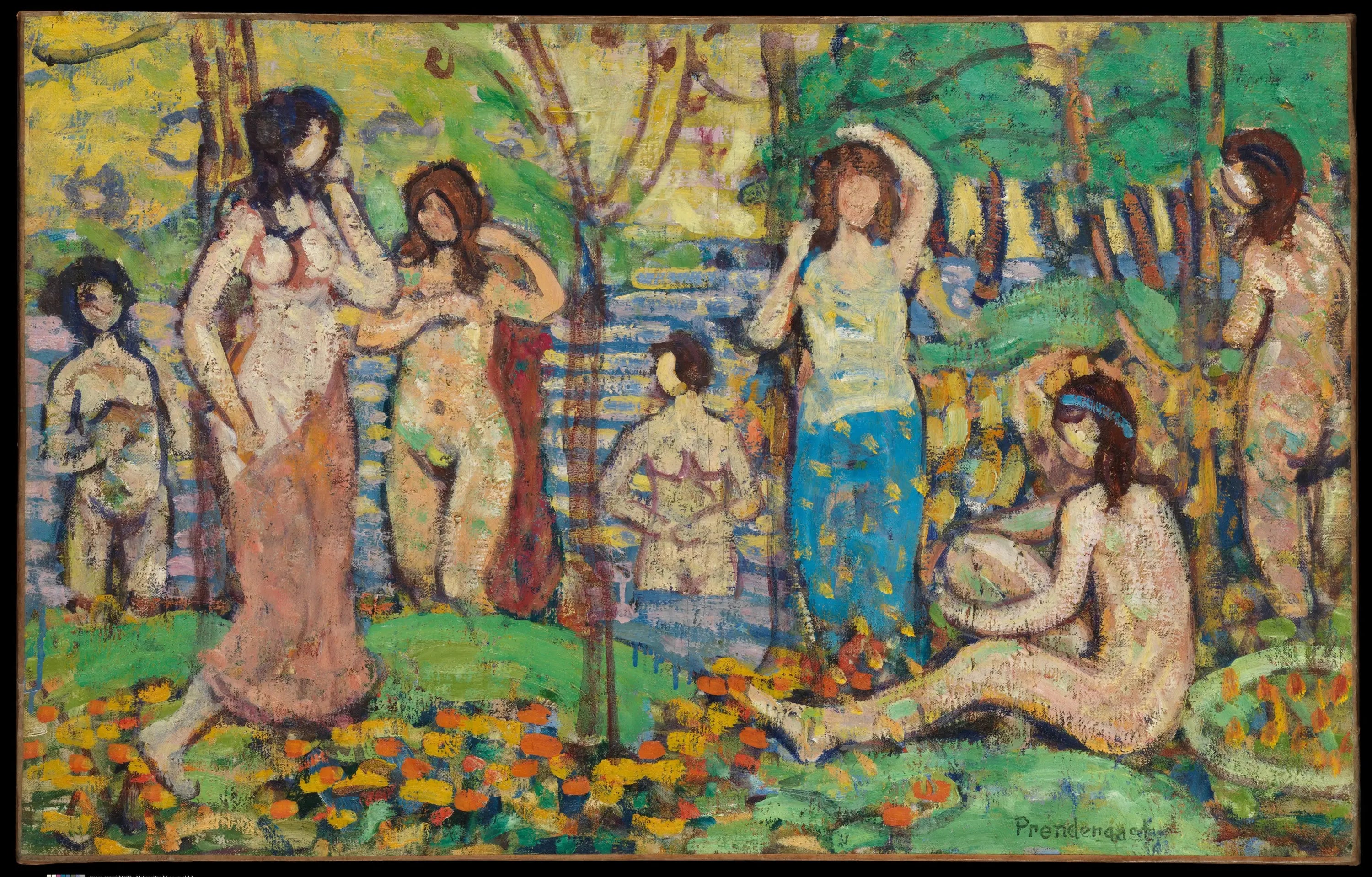 Plage n°3 - Maurice Prendergast - Alpha Reproduction