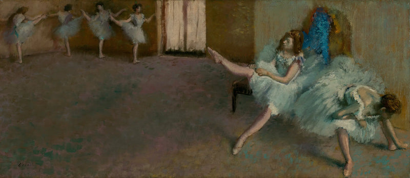 Antes del ballet - Edgar Degas
