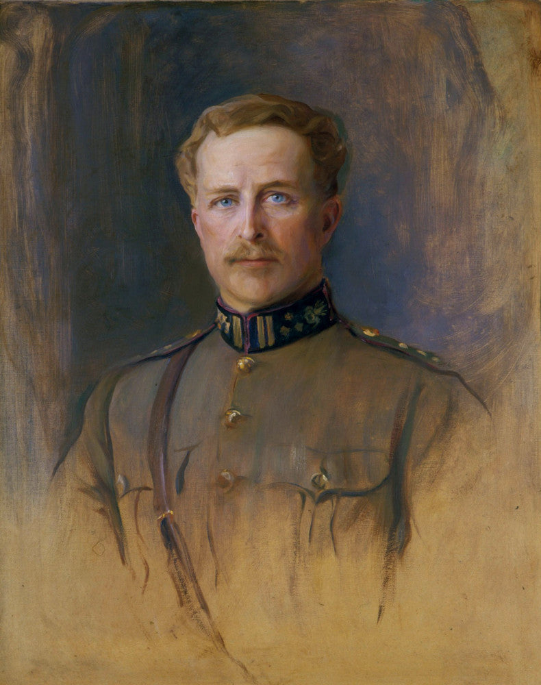 Retrato de busto del rey Alberto I - Felipe de Laoszlo