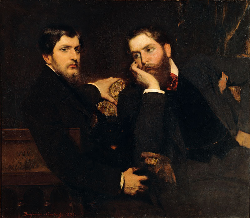 Portrait de ses deux fils - Jean-Joseph Benjamin-Constant