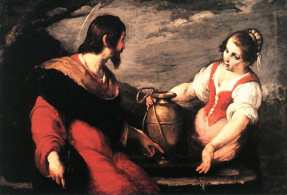 Le Christ et la Samaritaine - Bernardo Strozzi