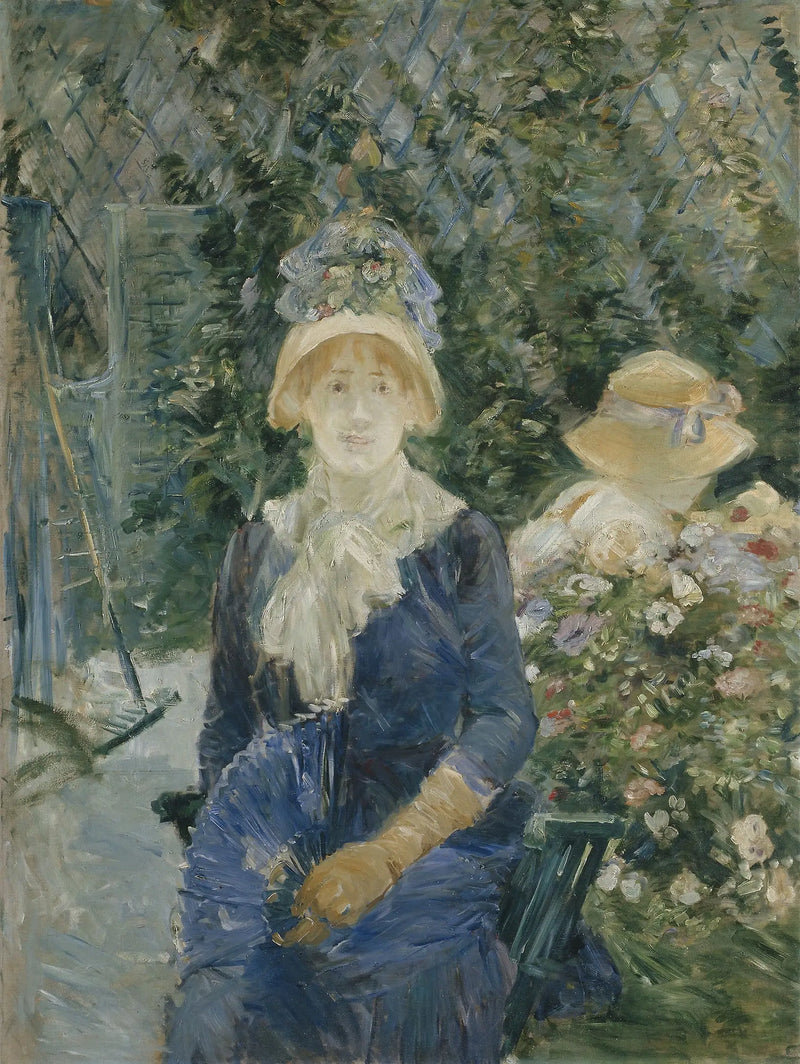 Mujeres en un jardín - Berthe Morisot