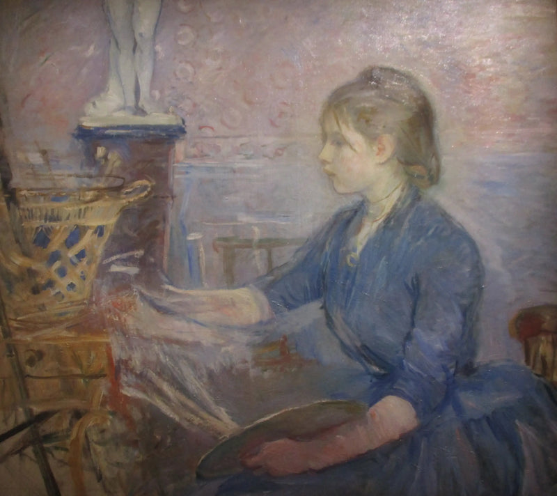 Paule Gobillard pintando - Berthe Morisot