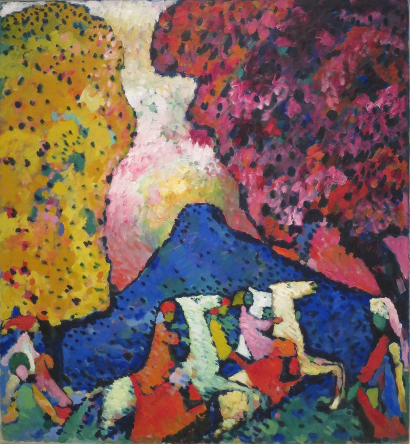 La Montaña azul - Vassily Kandinsky
