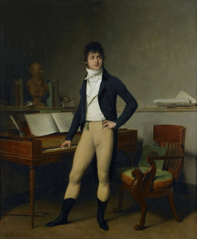 Retrato del compositor François Adrien Boieldieu - Louis-Léopold Boilly