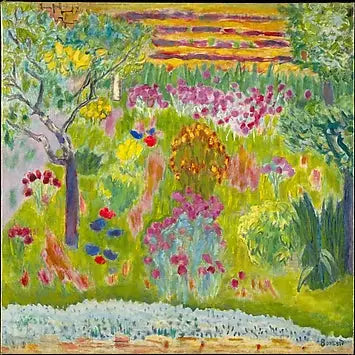 Jardín - Pierre Bonnard