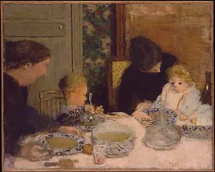 La Comida de los niños - Pierre Bonnard