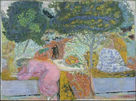 Mañana en el jardín de Vernonnet - Pierre Bonnard