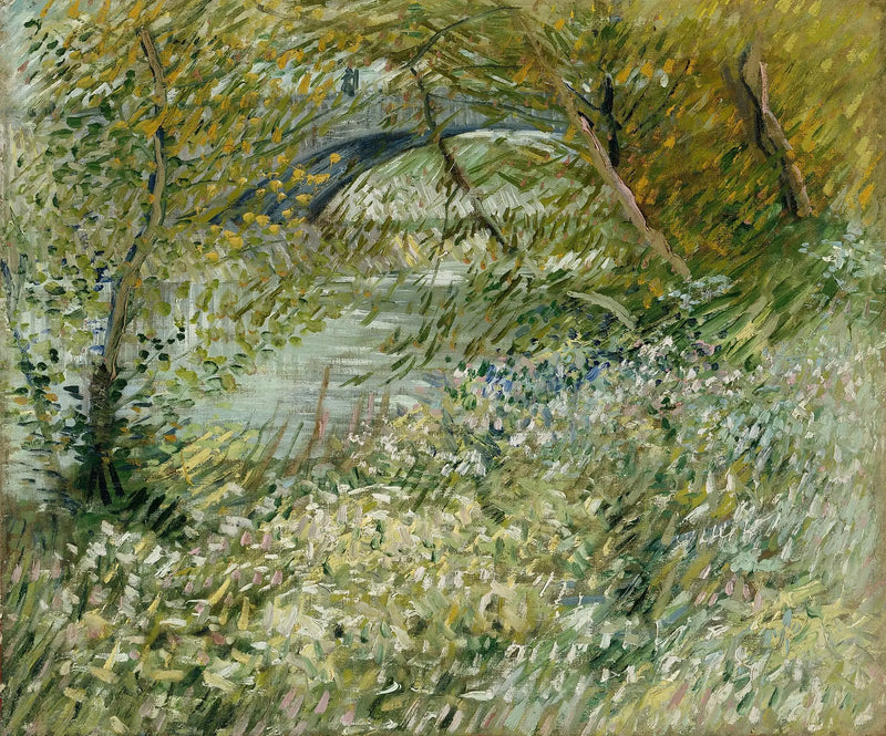 Orilla del río en primavera - Vincent van Gogh