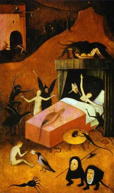 La muerte del réprobo - Hieronymus Bosch