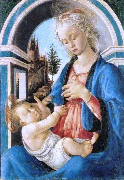 La Virgen con el Niño - Sandro Botticelli