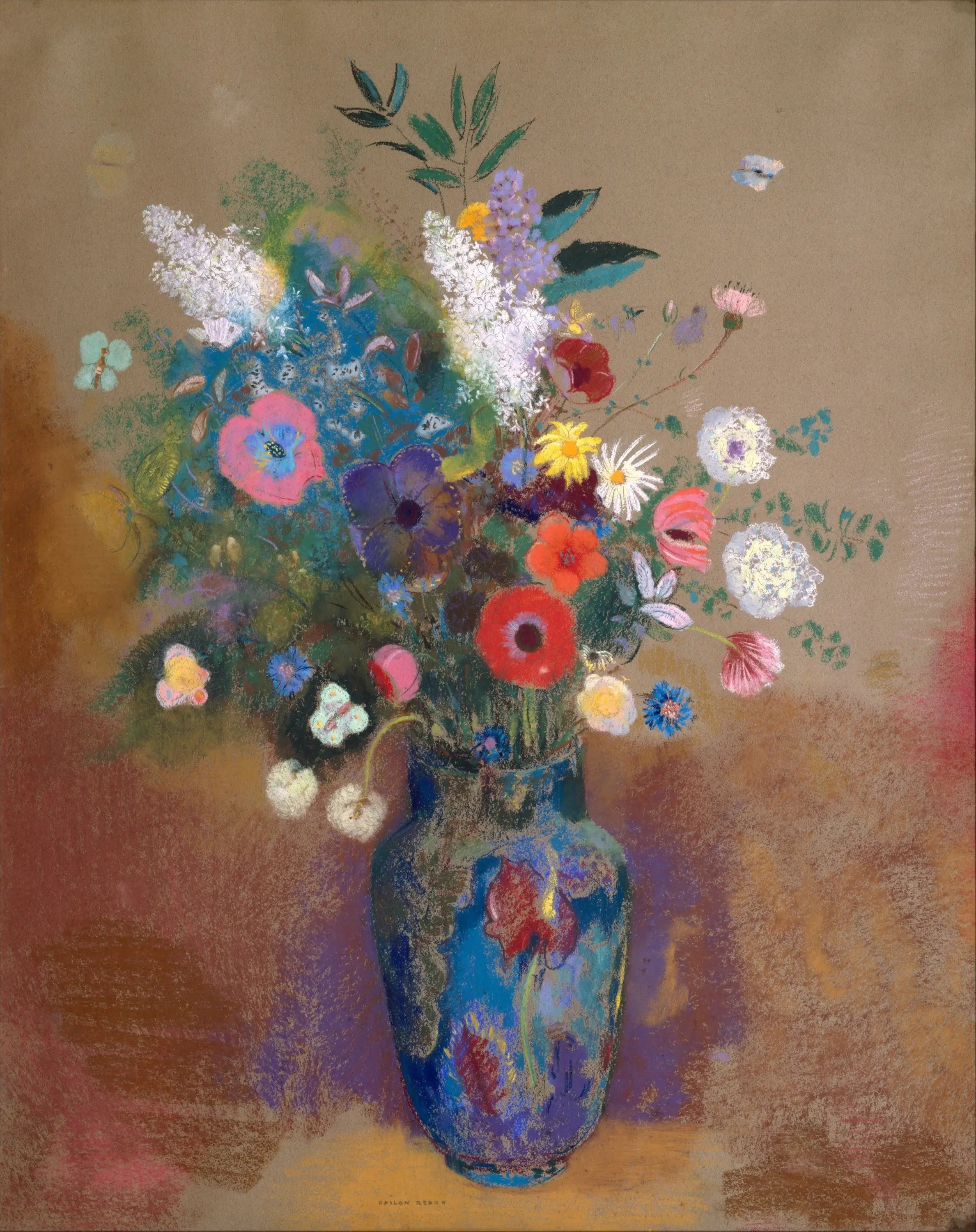 Bouquet de fleurs - Odilon Redon - Alpha Reproduction