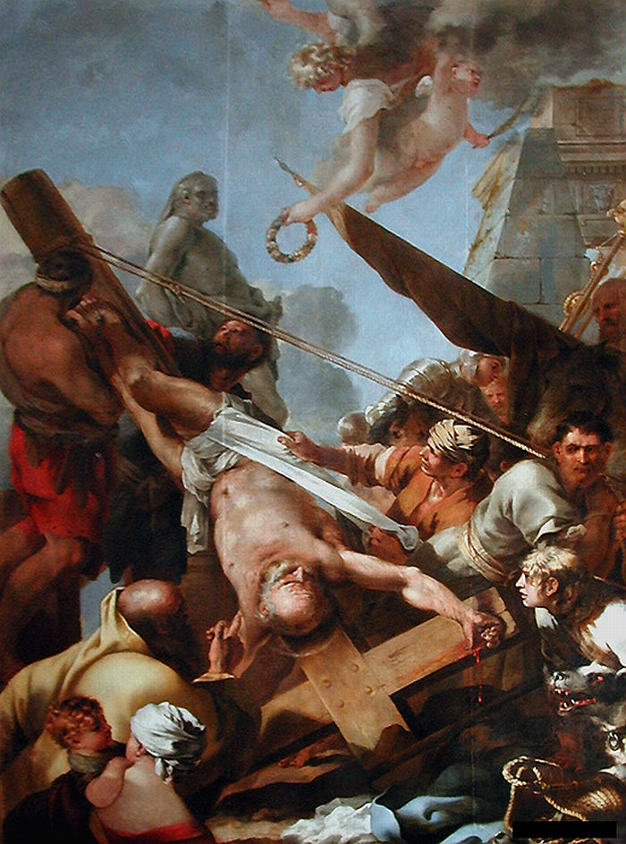 La Crucifixion de saint Pierre - Sébastien Bourdon