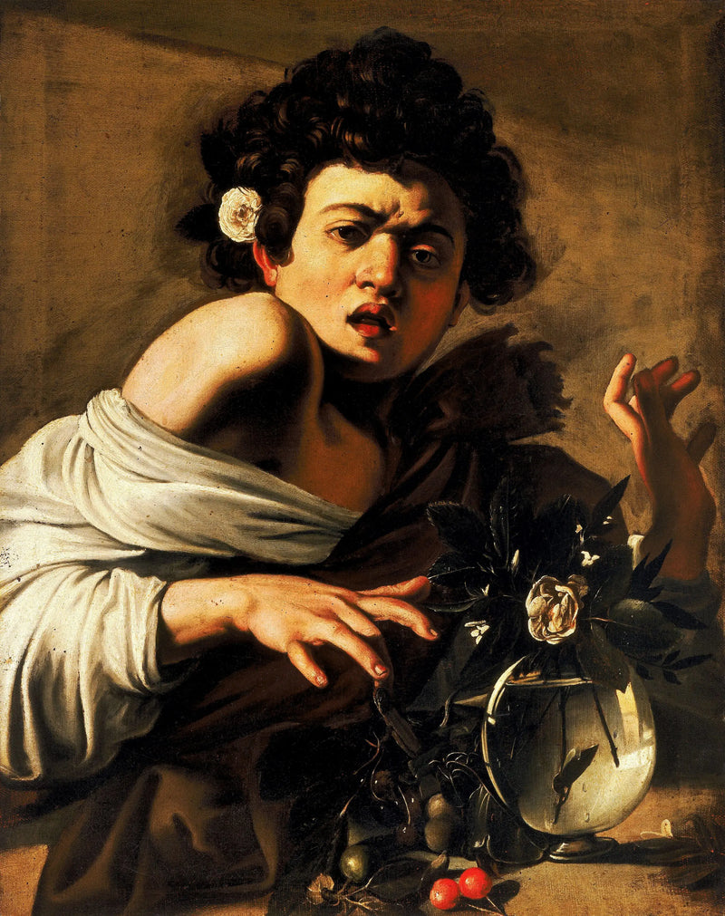 Niño mordido por un lagarto - Caravaggio