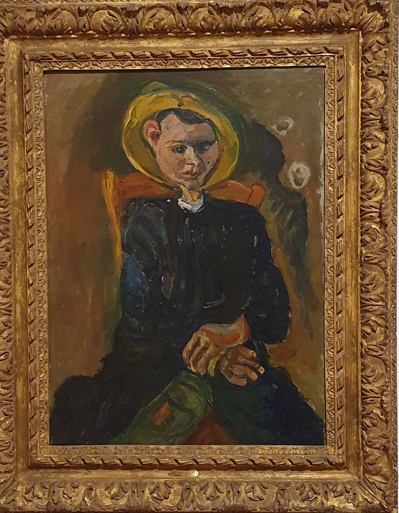 El pequeño niño con sombrero amarillo - Chaim Soutine