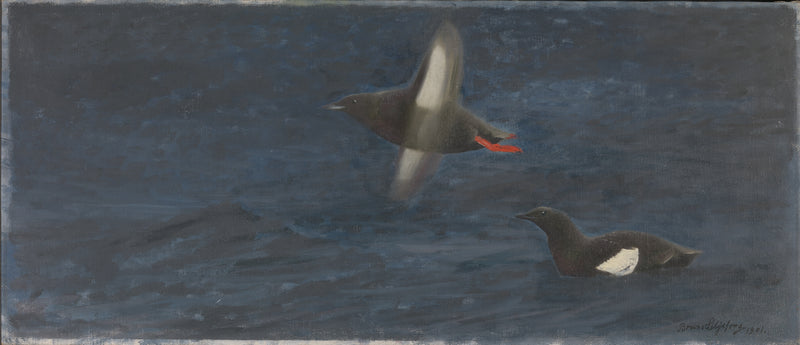 Cerdos azules - Bruno Liljefors