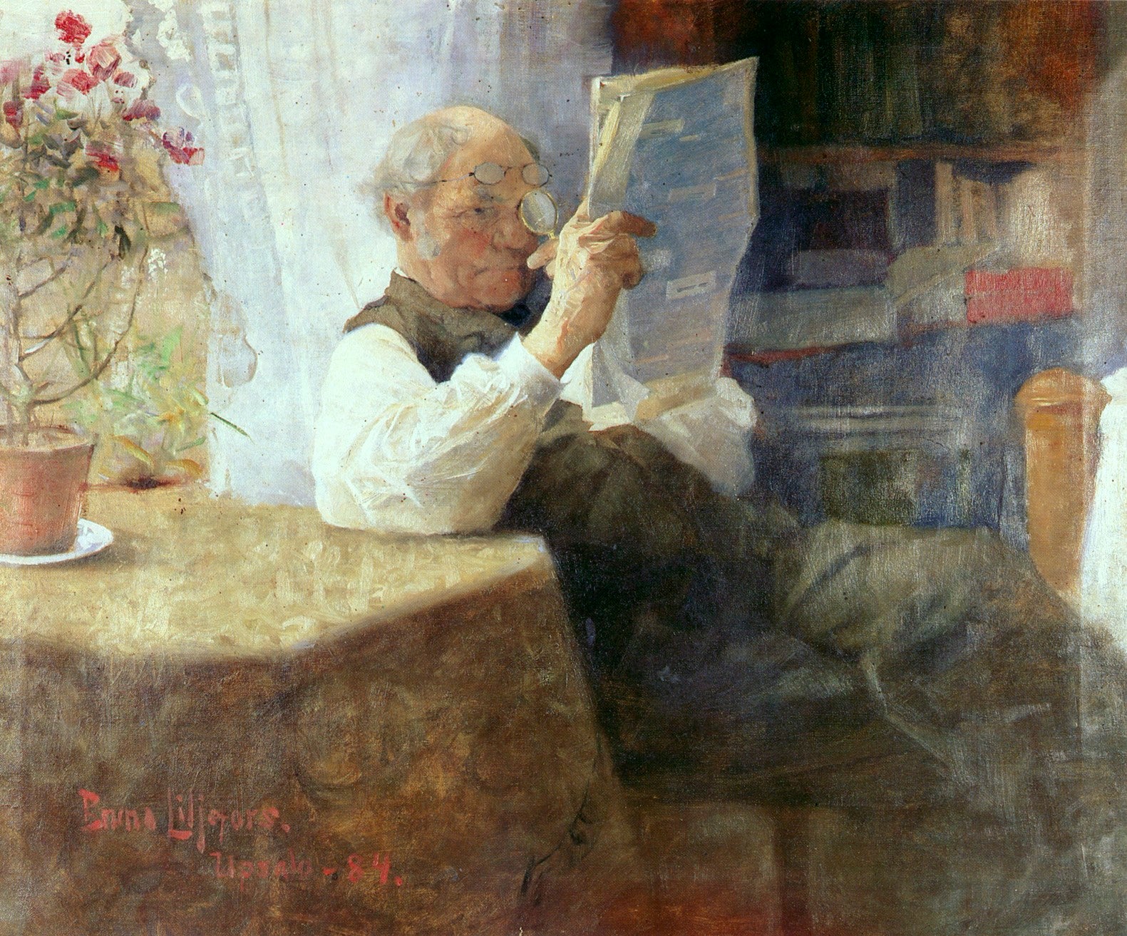 Retrato del padre del artista - Bruno Liljefors