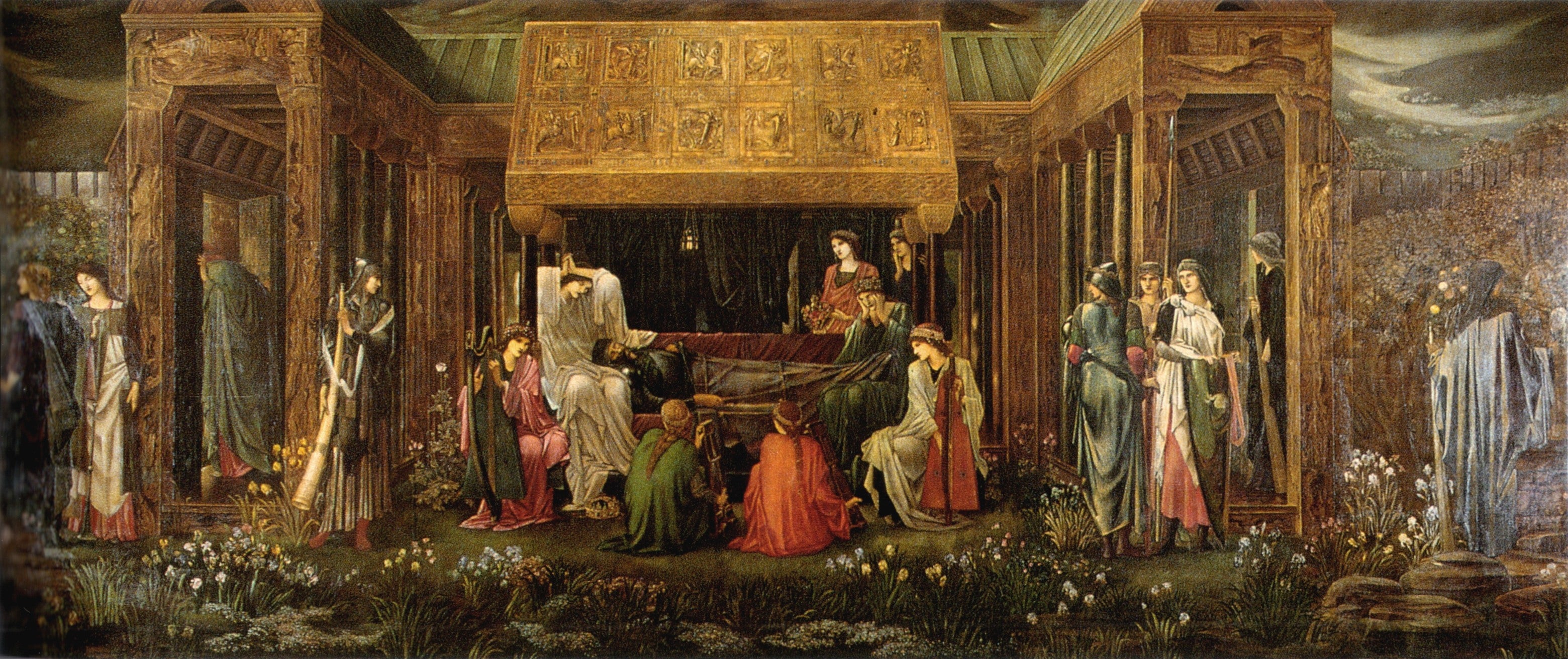 Le Sommeil d’Arthur à Avalon - Edward Burne-Jones - Alpha Reproduction