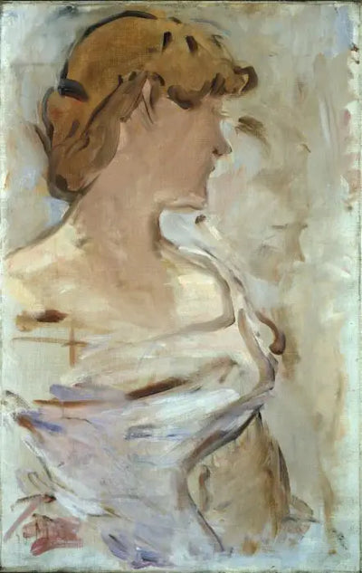 Reproduction du tableau « Au Bal - Marguerite de Conflans en toilette de bal - Édouard Manet » par Alpha Reproduction en peinture à l’huile