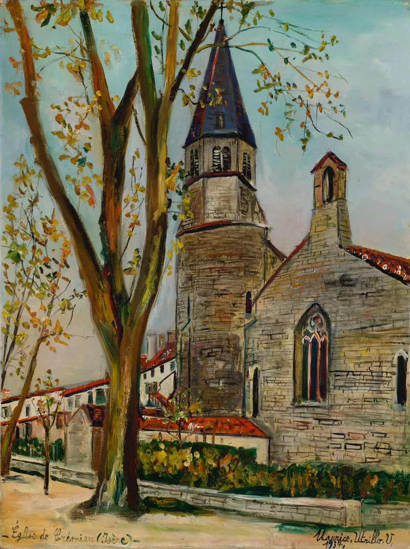 Église, Crémieux (1934) - Maurice Utrillo