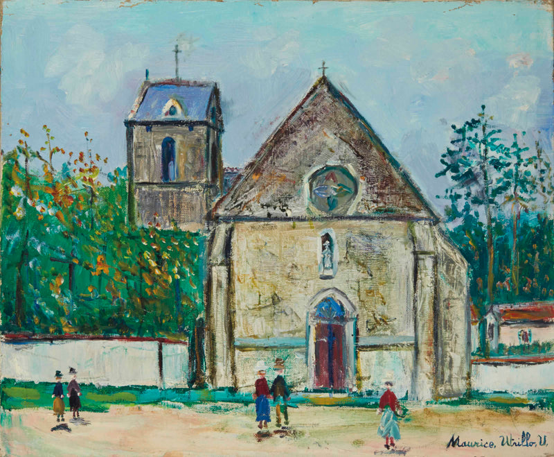 Église de Saint-Hilarion (Seine-et-Oise) (1947) - Maurice Utrillo