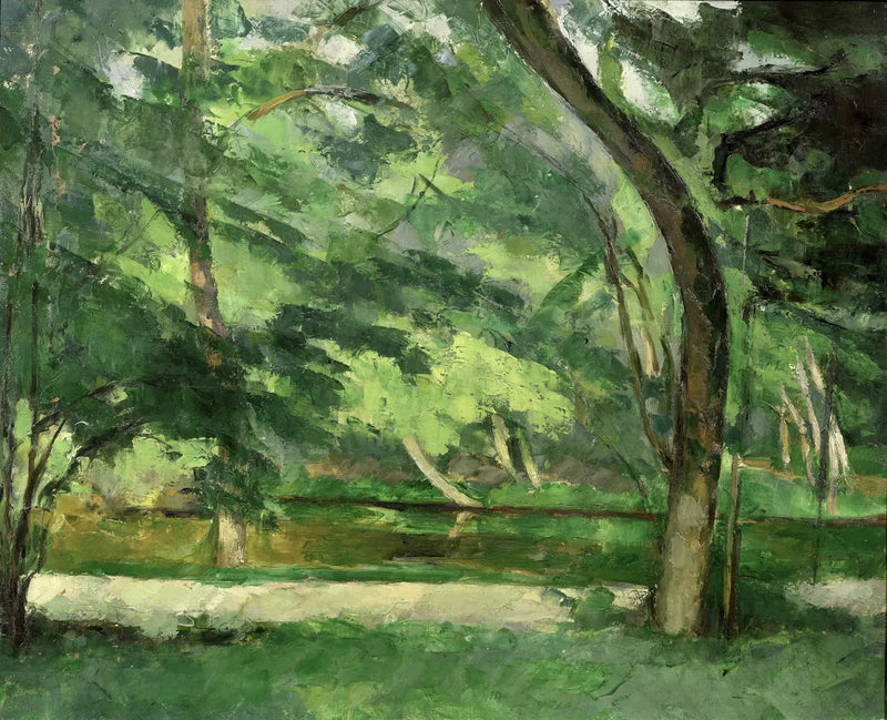 El Estanque de las Hermanas en Osny, cerca de Pontoise - Paul Cézanne