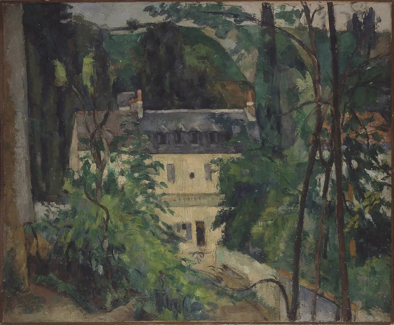 Paisaje, alrededores de Pontoise - Paul Cézanne