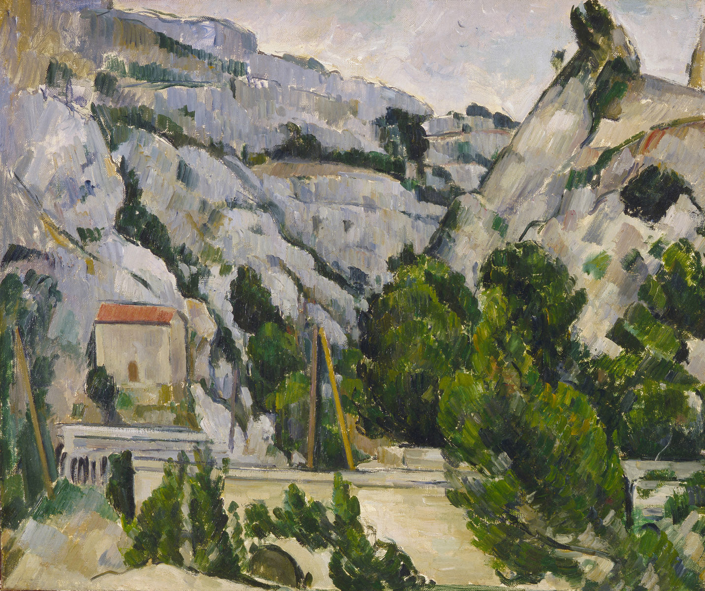 Reproduction du tableau « Le Viaduc à l'Estaque - Paul Cézanne » par Alpha Reproduction en peinture à l’huile
