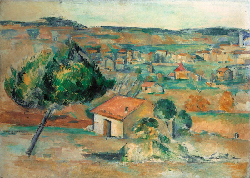 Gardanne vista desde Claou - Paul Cézanne