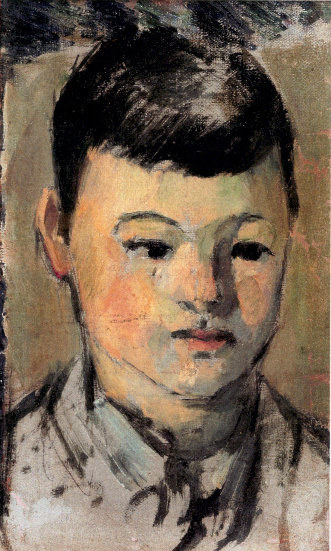 Reproduction du tableau « Esquisse du portrait du fils de l'artiste - Paul Cézanne » par Alpha Reproduction en peinture à l’huile