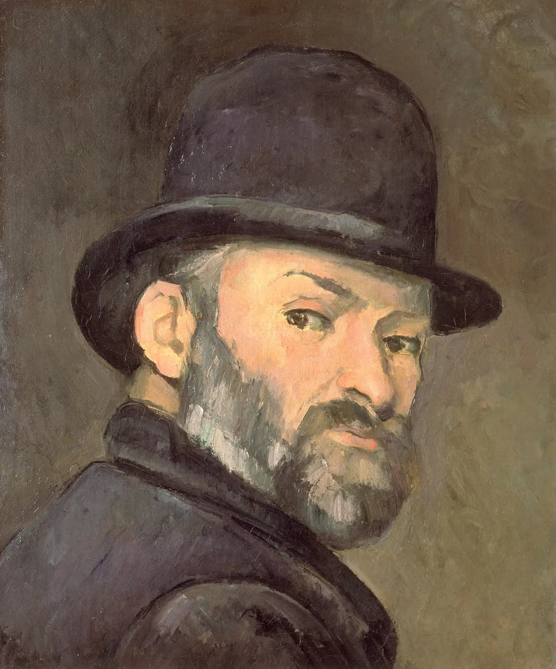 Cezanne con sombrero bombín - Paul Cézanne