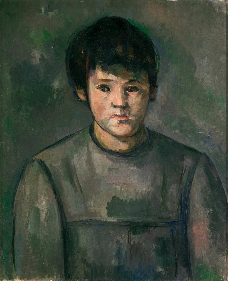 Retrato de niña - Paul Cézanne