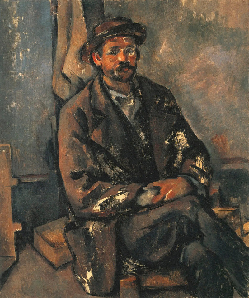 Campesino sentado - Paul Cézanne