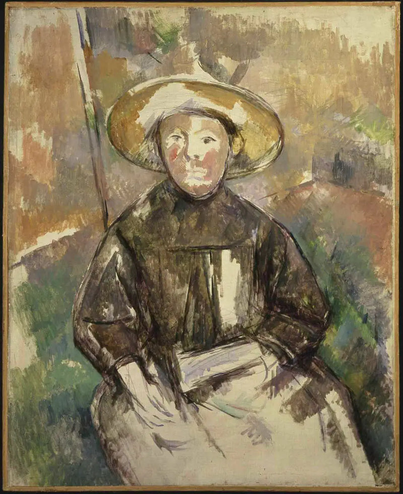 Niño Con Sombrero De Paja - Paul Cézanne