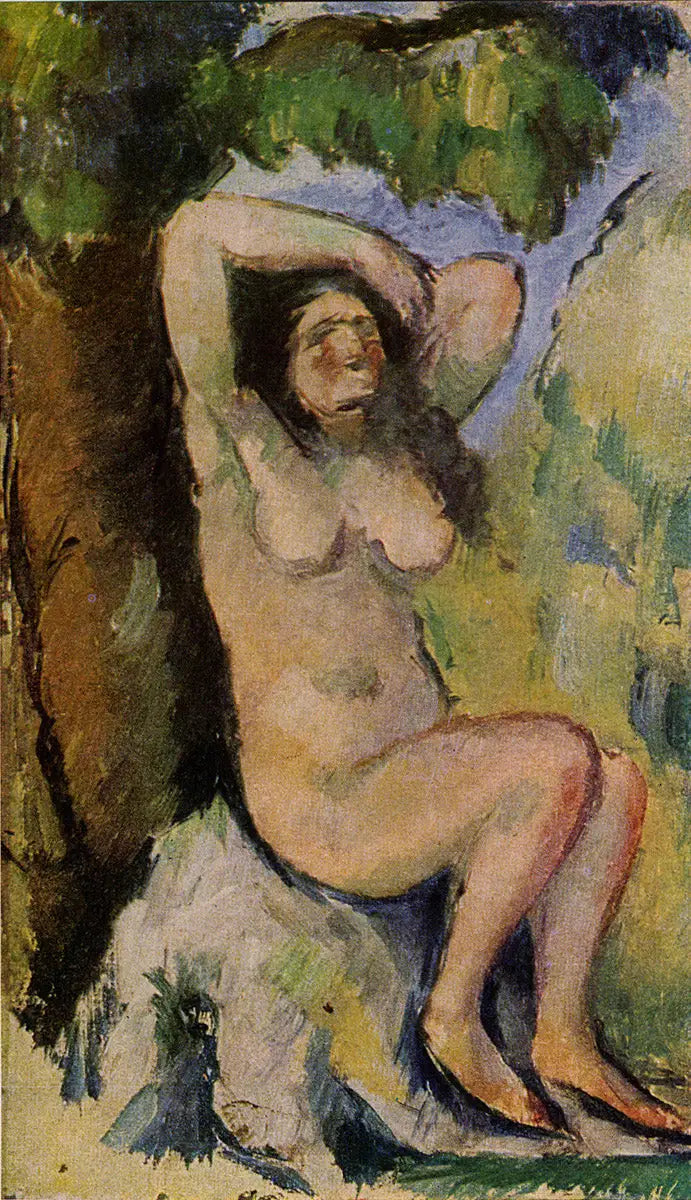 Bañista Sentada - Paul Cézanne
