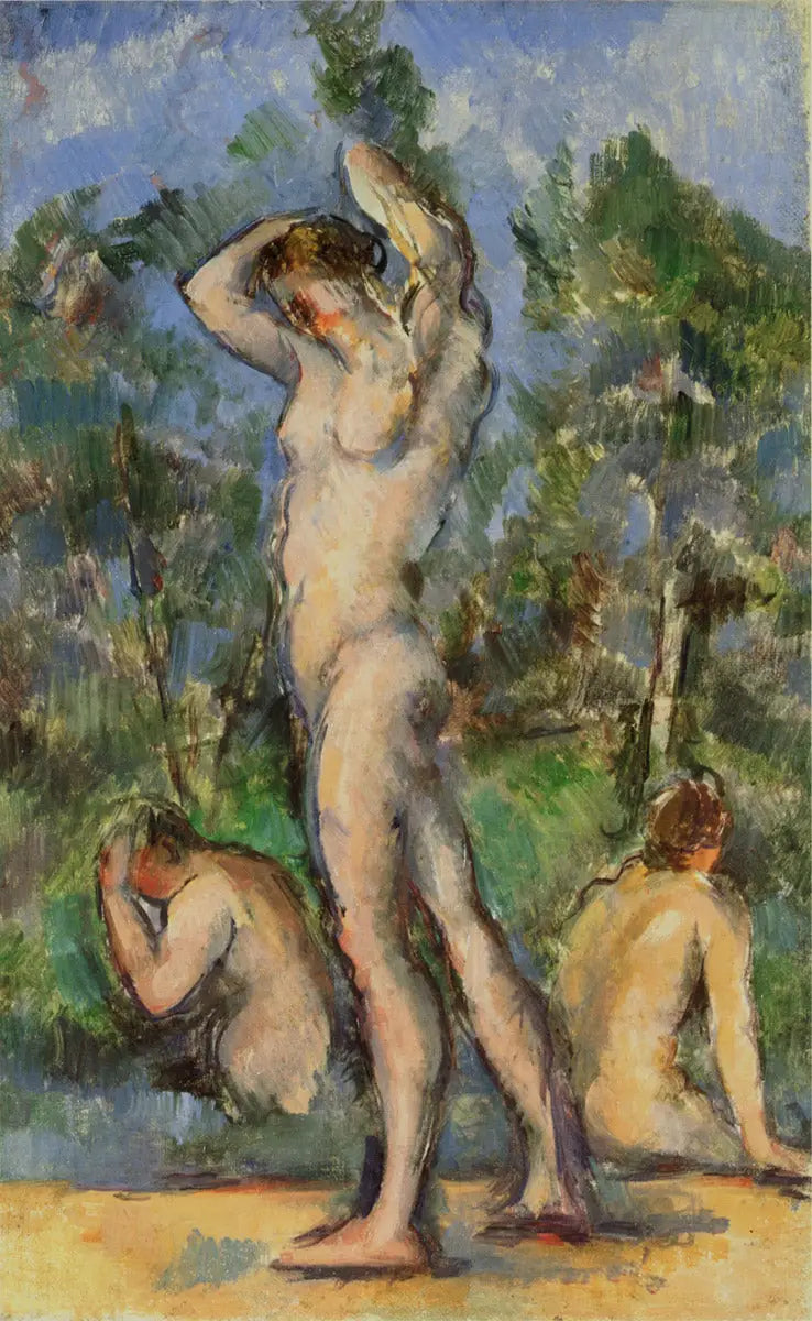 El baño - Paul Cézanne