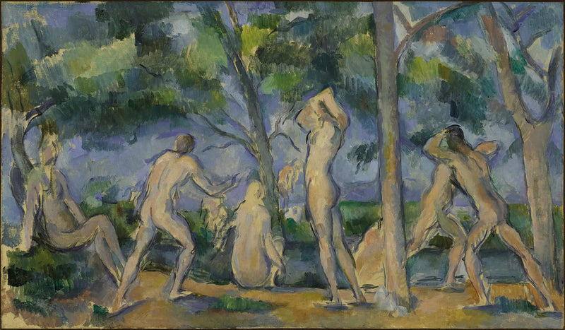 Bañistas - Paul Cézanne